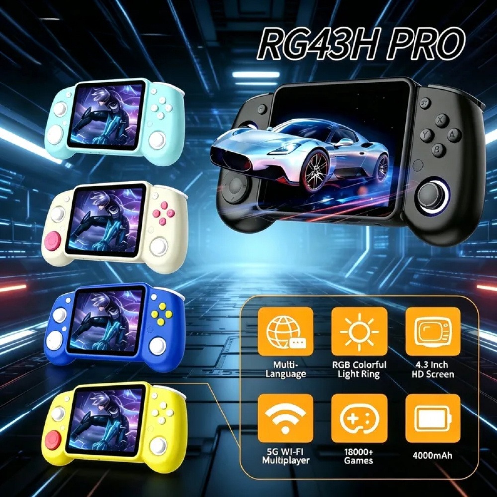 Gaming Console Retro - RG43H Pro Portable Retro Handheld Game