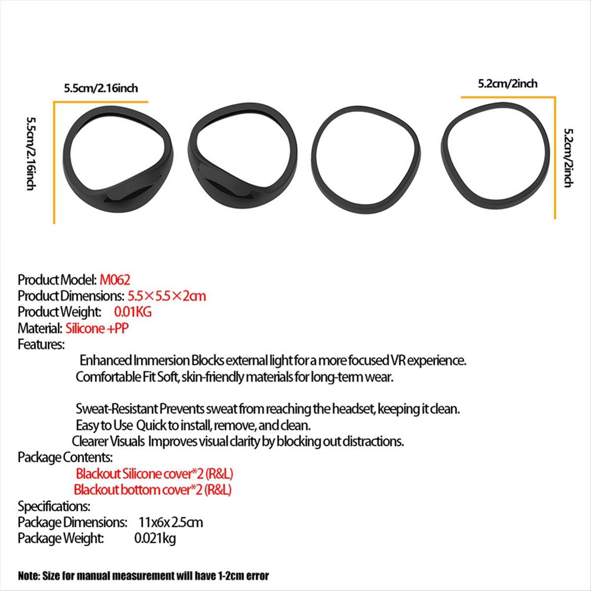 Vr Lens Protector - Top VR Lens Frame VR Lens