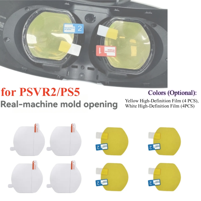 Vr Lens Protector - 4 PCS Yellow /White HD Film