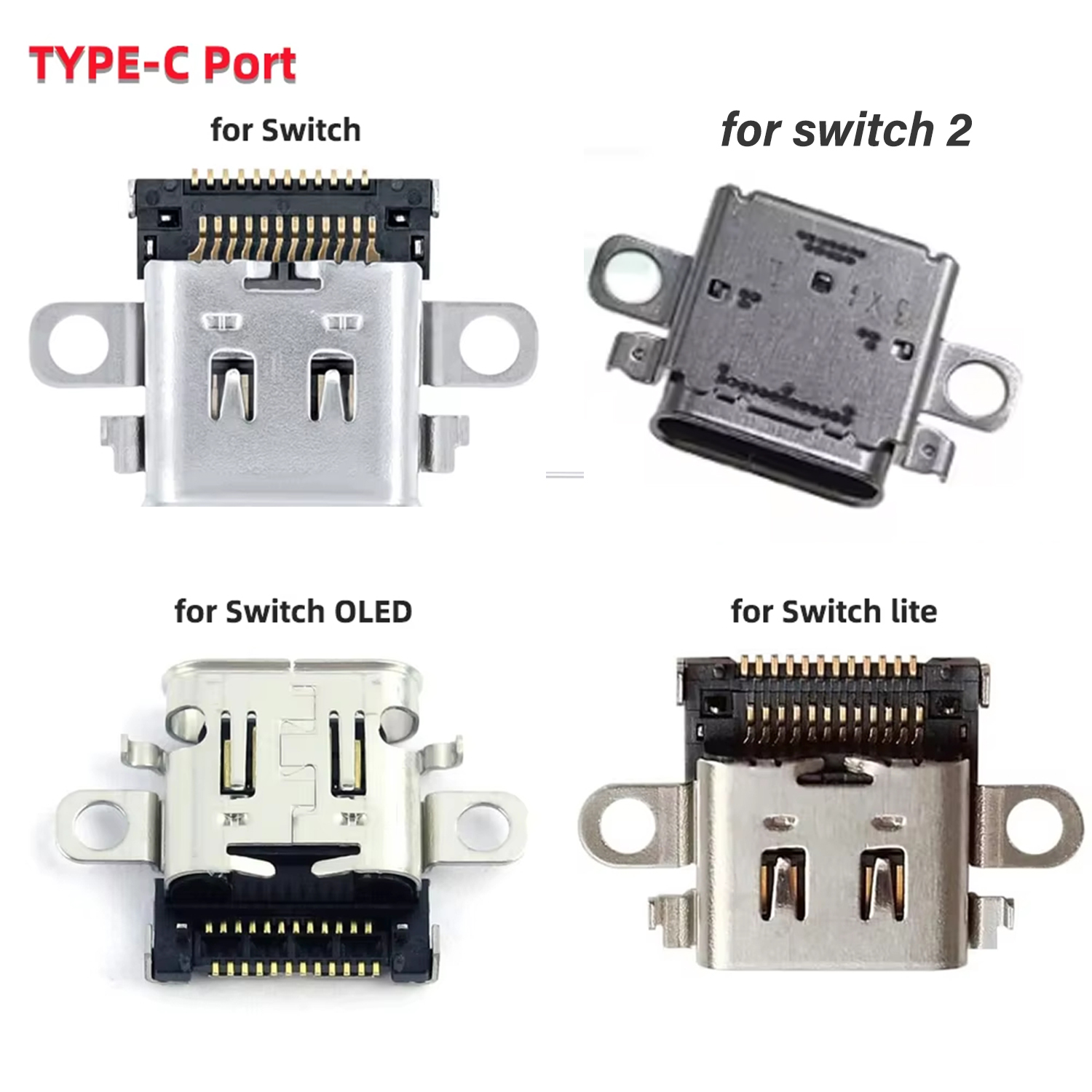 Replacement Type C Port Chargi - Gaming Console Nintendo Switch 评论和价格