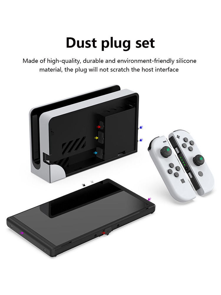 14 PCS/Set Dust Plug Silicone  - Gaming Console Nintendo Switch 评论和价格