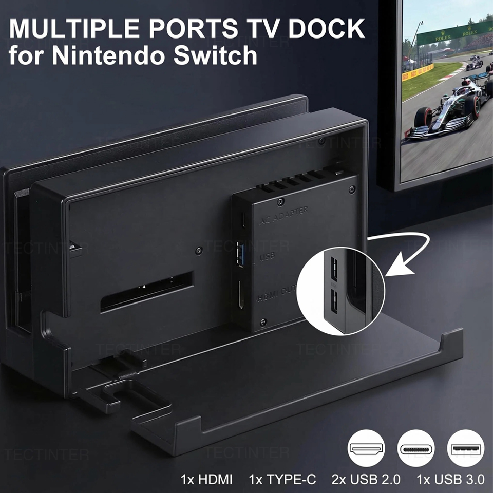 2 in 1 Charging TV Dock Statio - Gaming Console Nintendo Switch 评论和价格