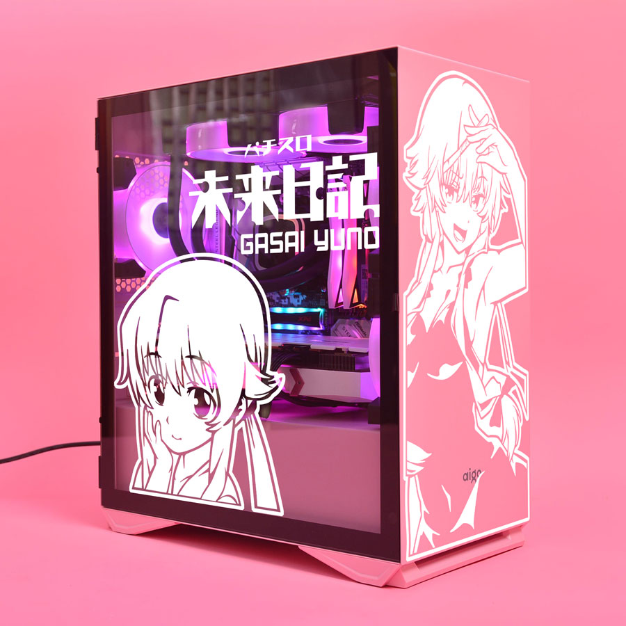 Future Diary Anime Stickers fo - Console Gaming Pc Case 评论和价格