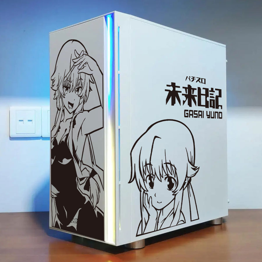 Future Diary Anime Stickers fo - Console Gaming Pc Case 评论和价格