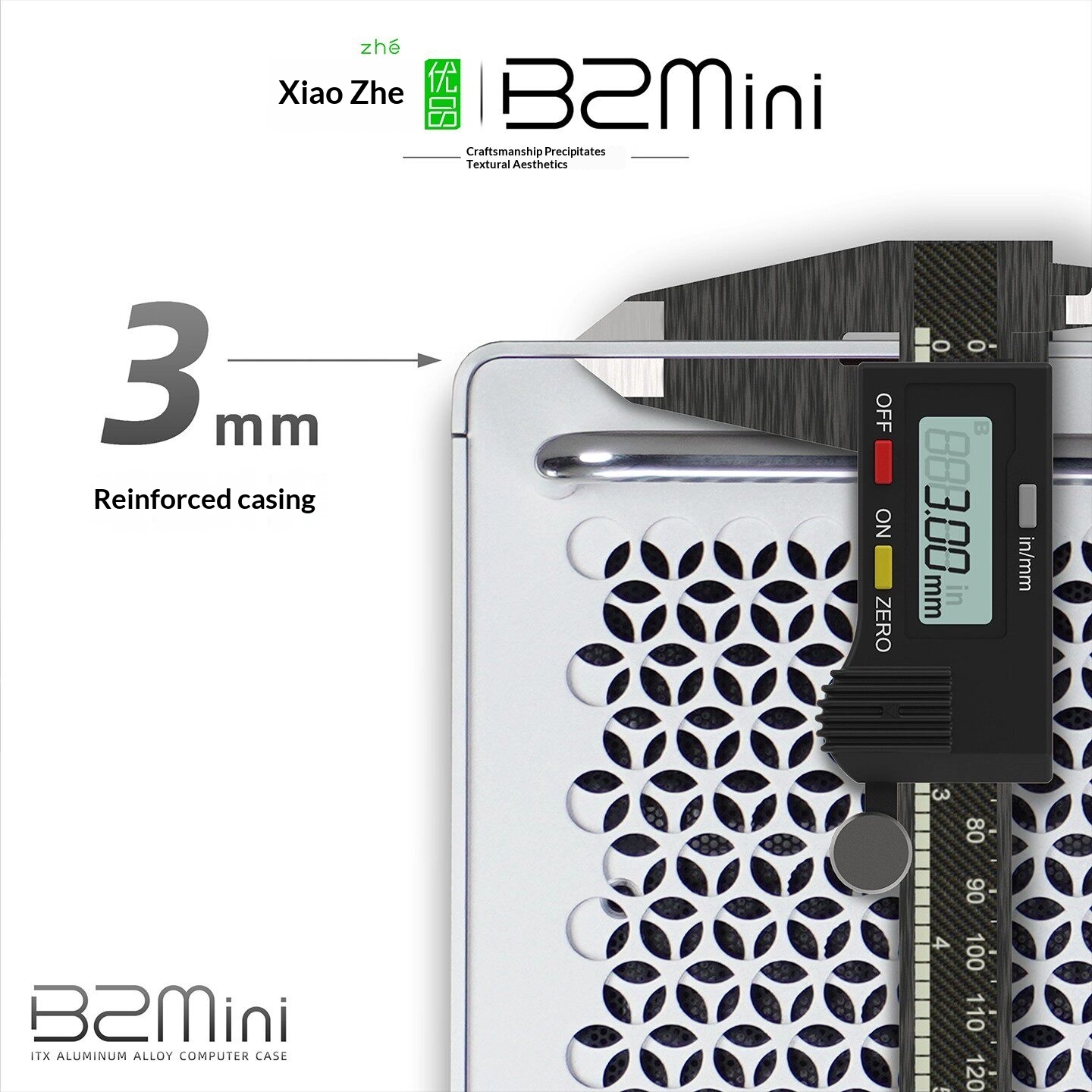 B2 Mini ITX Computer Case Alum - Console Gaming Pc Case 评论和价格