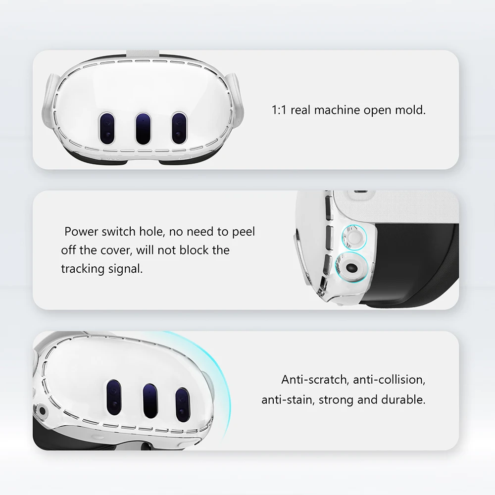 Transparent Shell Case For Met - Vr Lens Protector 评论和价格